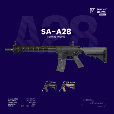 Specna Arms SA-A28P ONE™ Carbine Replica - Black-1