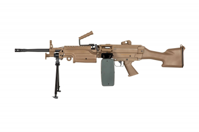 Specna Arms SA-249 MK2 CORE machine gun airsoft replica - tan-1