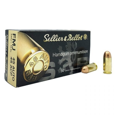 Sellier & Bellot .45 Auto FMJ 14,9g-1